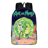 Rick and Morty 3-D Kids Girls Boys Backpack School Bookbag Travel Backpack