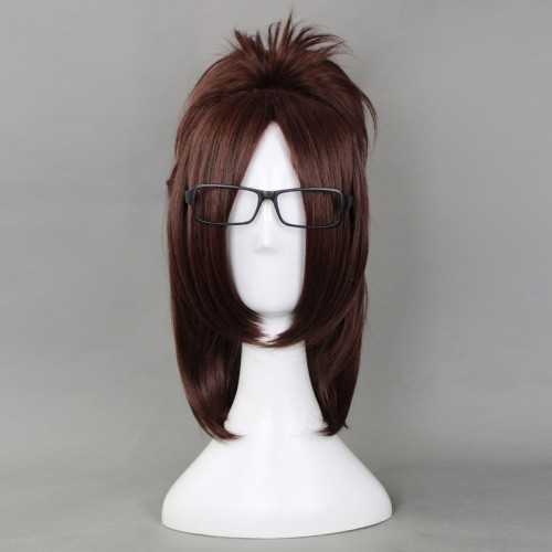 Attack on Titan Hans Zoe 40cm Short Straight Cosplay Wigs for Women Female Halloween Costumes