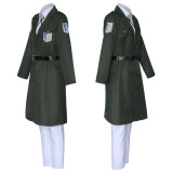 Anime Attack On Titan Season 4 Final Season Costume Uniform Scout Regiment Survey Corps Eren Cosplay Costume