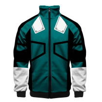 My Hero Academia Zipper Jacket 3-D Cosplay Costume Zip Up Coat