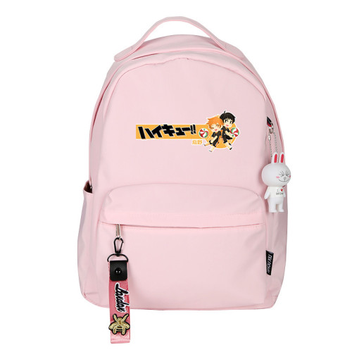 Anime Haikyuu!! Karasuno Backpack Youth Teens Unisex Backpack Popular School Backpacks
