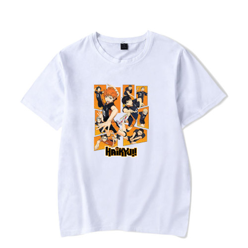 Anime Haikyuu!! Karasuno Unisex Girls Boys T-shirt Casual Tee Tops