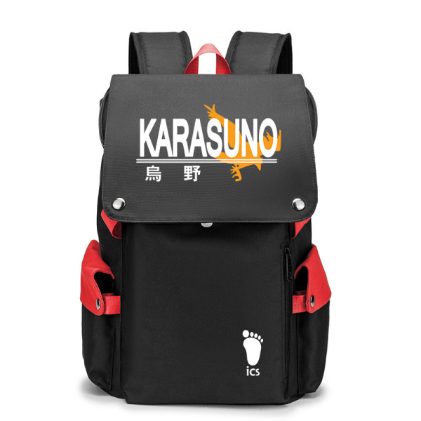 Anime Haikyuu!! Backpack Youth Adults Cool Backpack Daily Backpack Computer Backpack With USB Charging Interface