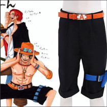 Anime One Piece Portgas·D· Ace Cosplay Costume Cosplay Shorts