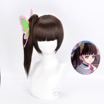 Anime Demon Slayer Kimetsu no Yaiba Cosplay Costume Kanao Tsuyuri Cospaly Wigs