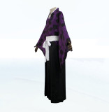 Anime Demon Slayer Kimetsu no Yaiba Juuni Kitsuki Kokushibou Cosplay Costume Kimono Set