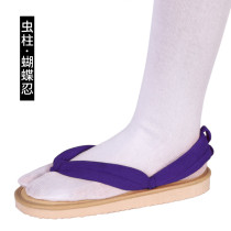 [Kids/Adults] Anime Demon Slayer Cosplay Costume Kochou Shinobu Cosplay Accessories Coaplay Shoes Coaplay Clogs