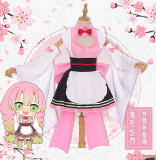 Anime Demon Slayer Cosplay Costume 2021 New Demon Slayer Kimono Maid Costume Lolita Costume