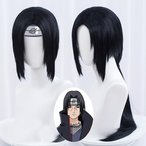 Naruto Akatsuki Itachi Uchiha Cosplay Accessories Cosplay Wigs With Headband