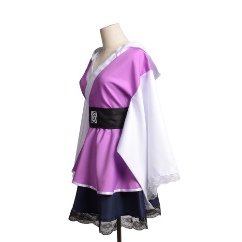 Anime Naruto Hyūga Hinata Lolita Dress Cosplay Costume Halloween Women Girls Naruto Costume