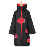 Naruto Akatsuki Kakuzu Cosplay Costume Cloak With Props Set Halloween Hot Costume