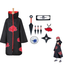 Naruto Akatsuki Sasori Costume Cloak With Props Whole Set Halloween Costume