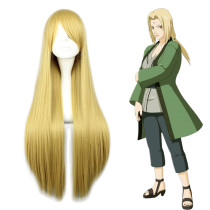 Anime Naruto The Fifth Hokage Tsunade Cosplay Wigs Golden