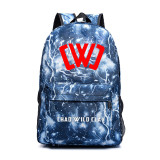 Chad Wild Clay Galaxy Color Backpacks Students School Backpack Bookbag