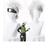 Anime Naruto Kakashi Hatake Cosplay Wigs With Headband