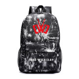 Chad Wild Clay Galaxy Color Backpacks Students School Backpack Bookbag