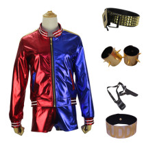 Youth Adults Halloween Costume Harley Quinn Cosplay Costume Full Set With Props