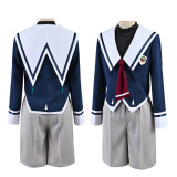 Anime Sk8 the Infinity Miya Chinen Cosplay Costume School Uniform Whole Set With Wigs and Shoes