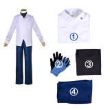 Anime Sk8 the Infinity Langa Hasegawa Cosplay Costume Whole Set With Blue Wigs and Purple Shoes
