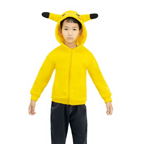 Pokemon Pocket Monster Kids Halloween Cosplay Hoodie Pikachu Costume Hoodie
