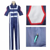 Anime My Hero Academia Todoroki Shoto Training Suit Costume With Wigs Suit Halloween Cosplay Outfit