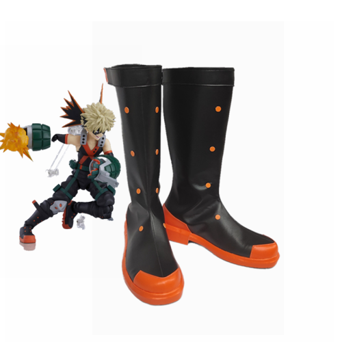 Anime My Hero Academia Bakugou Katsuki Cosplay Boots Shoes Props