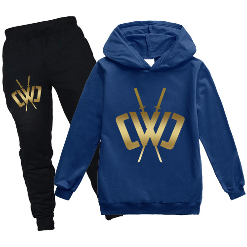 Chad Wild Clay Casual Sweatsuits Long Sleeve Pullover Hooded Sweatsuits and Pants Set