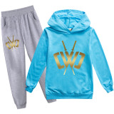 Chad Wild Clay Kids Sweatsuit Long Sleeve Hoodie and Sweatpants 2pcs Set