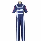 Anime My Hero Academia Shinso Hitoshi Training Suit Costume With Wigs Halloween Cosplay Outfit