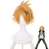 Anime My Hero Academia Kaminari Denki Cosplay Costume Whole Set With Wigs and Boots Halloween Cosplay Outfit