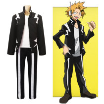 Anime My Hero Academia Kaminari Denki Cosplay Costume Suit Halloween Cosplay Outfit