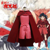 Yashahime: Princess Half-Demon Moroha Cosplay Costume Red Halloween Cosplay Outfit