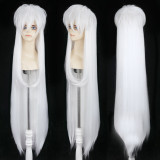 Anime Inuyasha Sesshoumaru Cosplay Wigs Black / White Long Wigs