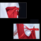 Anime Inuyasha Kagome Higurashi Cosplay Costume Red Kimono Costume Whole Set With Wigs and Clogs and Socks