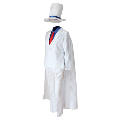 [Kids /Adults ] Anime Detective Conan: Case Closed Kaitou Kiddo Costume Halloween Costume With Hat