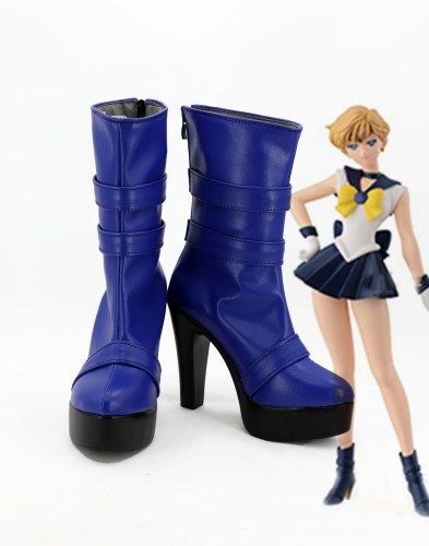 Anime Sailor Moon Sailor Uranus Tenoh Haruka Cosplay Costume Boots