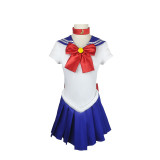 [Kids /Adults ] Anime Sailor Moon Tsukino Usagi Cosplay Costume Whole Set With Wigs Carnival Halloween Cosplay Costume Outfit