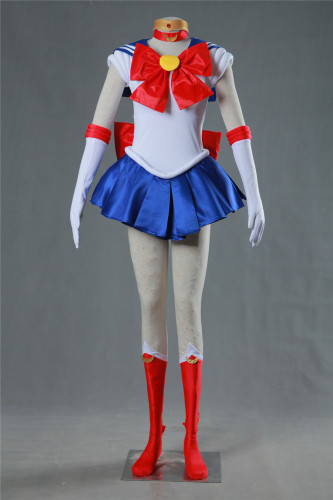 Anime Sailor Moon Tsukino Usagi Costume Whole Set With Wigs Sailor Suit Cosplay Costume