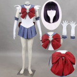 Anime Sailor Moon Sailor Saturn Tomoe Hotaru Cosplay Costume With Wigs Halloween Costume Whole Set