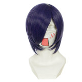 Anime Tokyo Ghoul Touka Kirishima Cosplay Wigs Cosplay Accessories Hair Purple Short Wigs