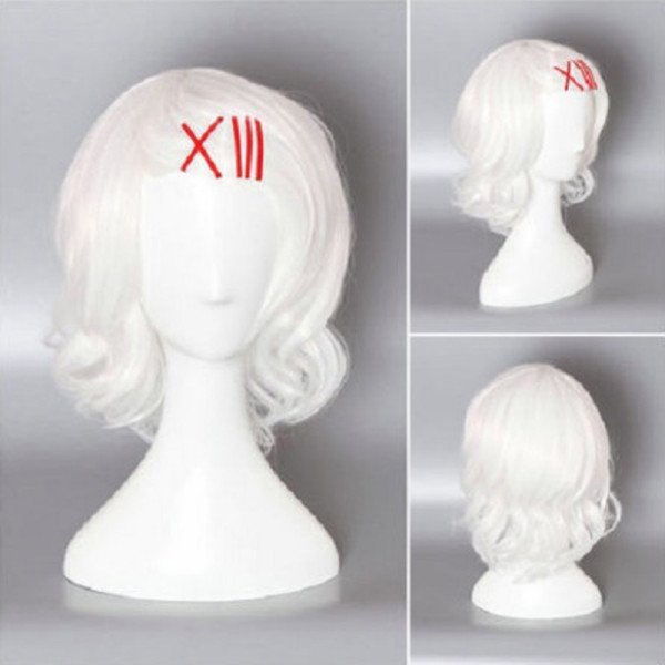Anime Tokyo Ghoul Juuzou Suzuya Rei Cosplay Costume Wigs White Wigs
