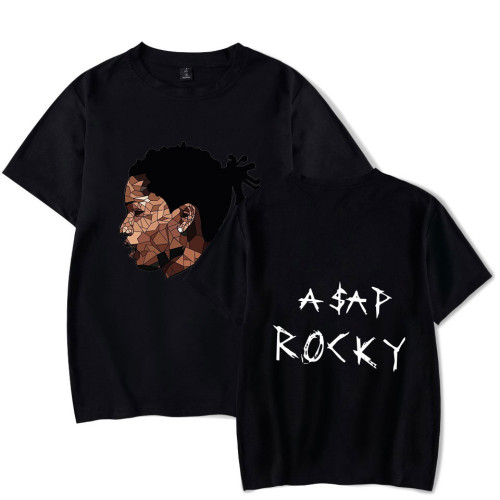 Asap Rocky Men Women T-shirt Short Sleeve Casual Cotton Harajuku Tee Hip Hop Streetwear T-shirt