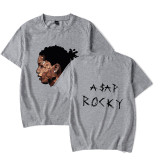Asap Rocky Men Women T-shirt Short Sleeve Casual Cotton Harajuku Tee Hip Hop Streetwear T-shirt