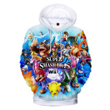 Pokemon Fall and Winter Fashion Loose 3-D Print Long Sleeves Unisex Comfy Hoodie