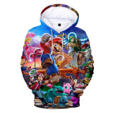 Pokemon Fall and Winter Fashion Loose 3-D Print Long Sleeves Unisex Comfy Hoodie