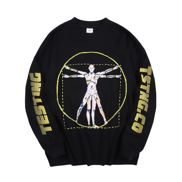 Asap Rocky Long Sleeve T-shirt Streetwear Retro T-shirt Men Women Hip Hop Pullover Sweatshirt