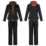Danganronpa Naegi Makoto Cosplay Costume Suit Whole Set With Wigs Halloween Carnival Costume Outfit