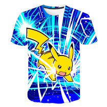 Pokemon Popular Round Neck Causual T-shirt Short Sleeves Unisex T-shirt