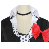 Danganronpa Junko Enoshima Cosplay Costume Whole Set With Wigs and Decor Halloween Cosplay Party Suit Set