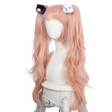 Danganronpa Junko Enoshima Cosplay Accessories Cosplay Wigs With Decor Bears